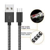 Gopala Micro Usb Cable Android Charger [6-Pack 5Ft] Nylon Braided Fast Sync&Charging Cord For Android, Samsung, Nexus, Lg, Htc, Nokia, Sony, And More