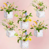 6 Sets Wildflower Table Centerpieces Artificial Spring Wildflower With Flower Paper Boxes Spring Flower Theme Party Supplies For Wedding Birthday Baby Shower Tea Party Decorations