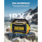 Speakers Bluetooth Wireless: 80W(Peak) Loud Speaker With Bass, 20H Playtime, Ipx6 Waterproof, Large Jobsite Speakers For Work, Outdoor, Workshop, Garage, Portable Speaker With Subwoofer&Tws