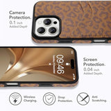 Compatible With Iphone 16 Pro Max Wallet Case With Card Holder (2 Cards), Cheetah Print Shockproof Soft Tpu Protective Cover Women Girls, Leopard Case For Iphone 16 Pro Max 6.9 Inch, Brown