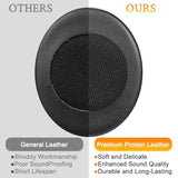 Earpads Replacement For Sennheiser Hd2.10 Hd2.20S Hd2.30G Hd2.30I Hd100 Headphones, Ear Pads Cushions With Soft Protein Leather And High-Density Memory Foam - Black