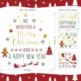 Christmas Wall Decals Stickers Decor Glitter Merry Christmas Tree Happy New Year Quote Decorations Holiday Seasonal Wall Art Decor For Home Office Classroom Party Ornaments