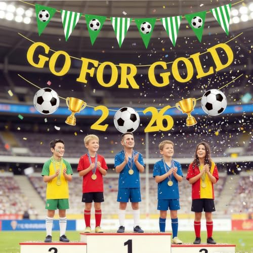 2026 Soccer Party Decorations, World Soccer Party Supplies