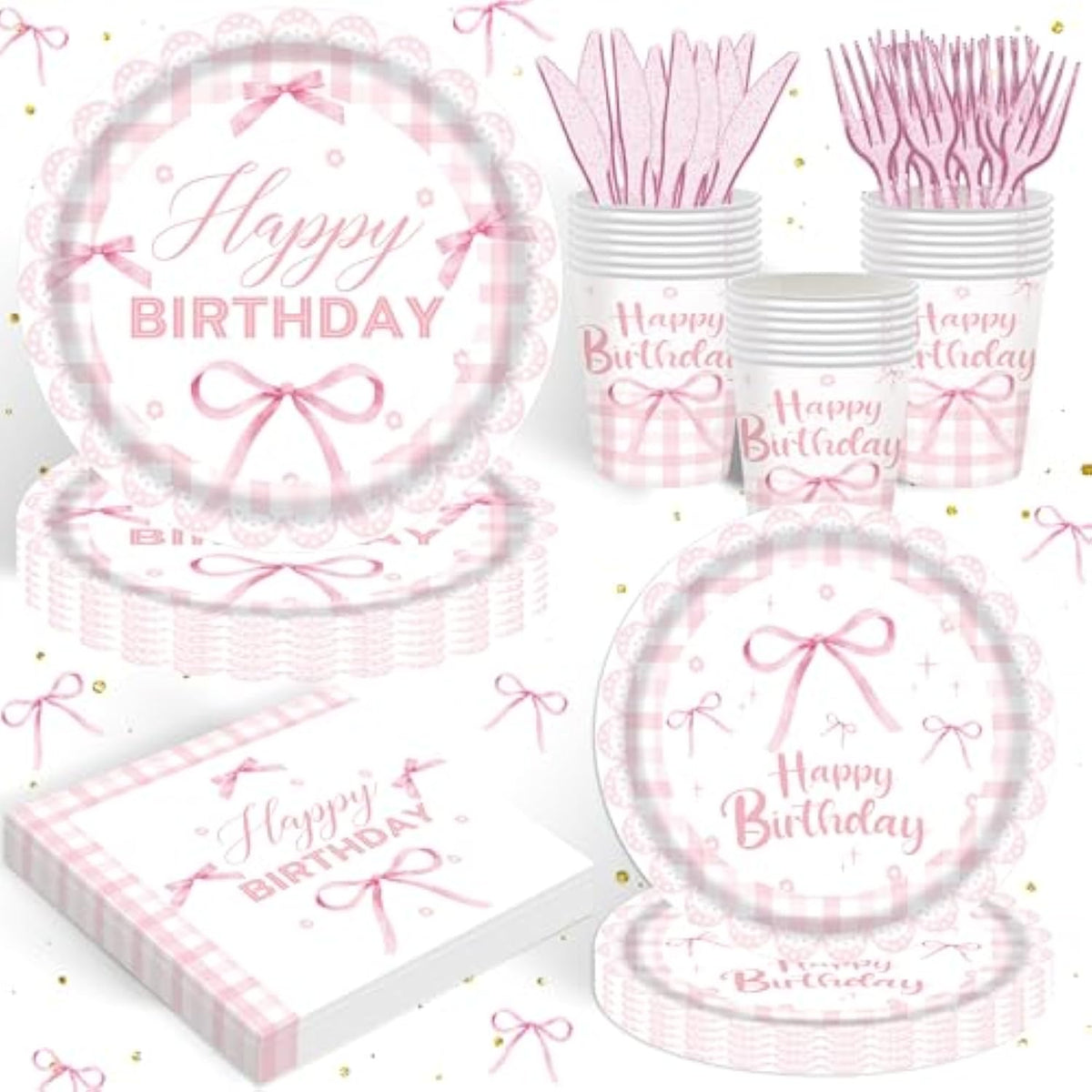 120Pcs Two Sweet Birthday Party Supplies Two Sweet Donut Ice Cream Decorations For Baby Girl 2Nd Second Birthday Tableware Set Plates Napkins Cups Set For 20 Guests