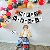 Motorcycle Birthday Banner Harley Inspired Party Decoration