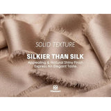 Silk Satin Ribbon 1 Inch X 15 Yard Wooden Spool Champagne Handmade Frayed Ribbon For Gift Wrapping Baby Shower Wedding Bridal Bouquets Holiday Decor 3 Rolls X 5 Yard