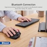 ELECOM Trackball Mouse Wireless, Ergonomic Mouse, 3 Device Connection, Wired (USB), Bluetooth, Track Ball Mouse, Thumb Control, Compatible for PC, Laptop, Mac, Windows, macOS, EX-G Pro (M-XPT1MRXBK)