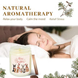 Dog Christmas Scented Candles, Dog Christmas Decorations, Dog Candle, Dog Mom Candle, Dog Gifts, Dog Gifts For Women Dog Lovers, Dog Mom Gifts, Gifts For Dog Owners, Merry Christmas Cedar Candle