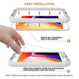 (2 Pack) Designed for iPhone SE (2022/2020, 3rd/2nd Generation) / iPhone 8/7 (4.7 Inch) Tempered Glass Screen Protector, Anti Scratch, Bubble Free