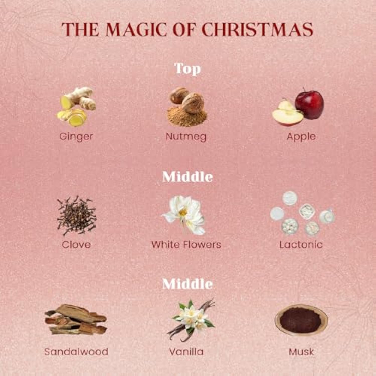 Christmas Holiday Candle - The Magic Of Christmas Scent, 7.4 Oz Soy Wax, Ideal Winter Home Decor Gift For Women And Girls