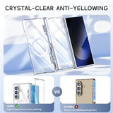 for  Galaxy Z Fold7 Case, [Compatible with Magsafe], [Invisible Kickstand & Privacy Screen Protector], Anti-Yellowing Protective Phone Case