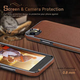 For Iphone Se 3 Case, For Iphone 8 Case, For Iphone 7 Leather Case Slim Premium Pu Soft Back Cover Protective Cases Compatible With Iphone 7/8/Se 2022 [3Nd Generation] - Brown
