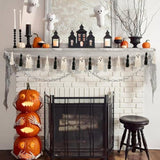 9Ft Halloween Ghost Tassel Garland Boho Macrame Banner Hanging Party Decorations