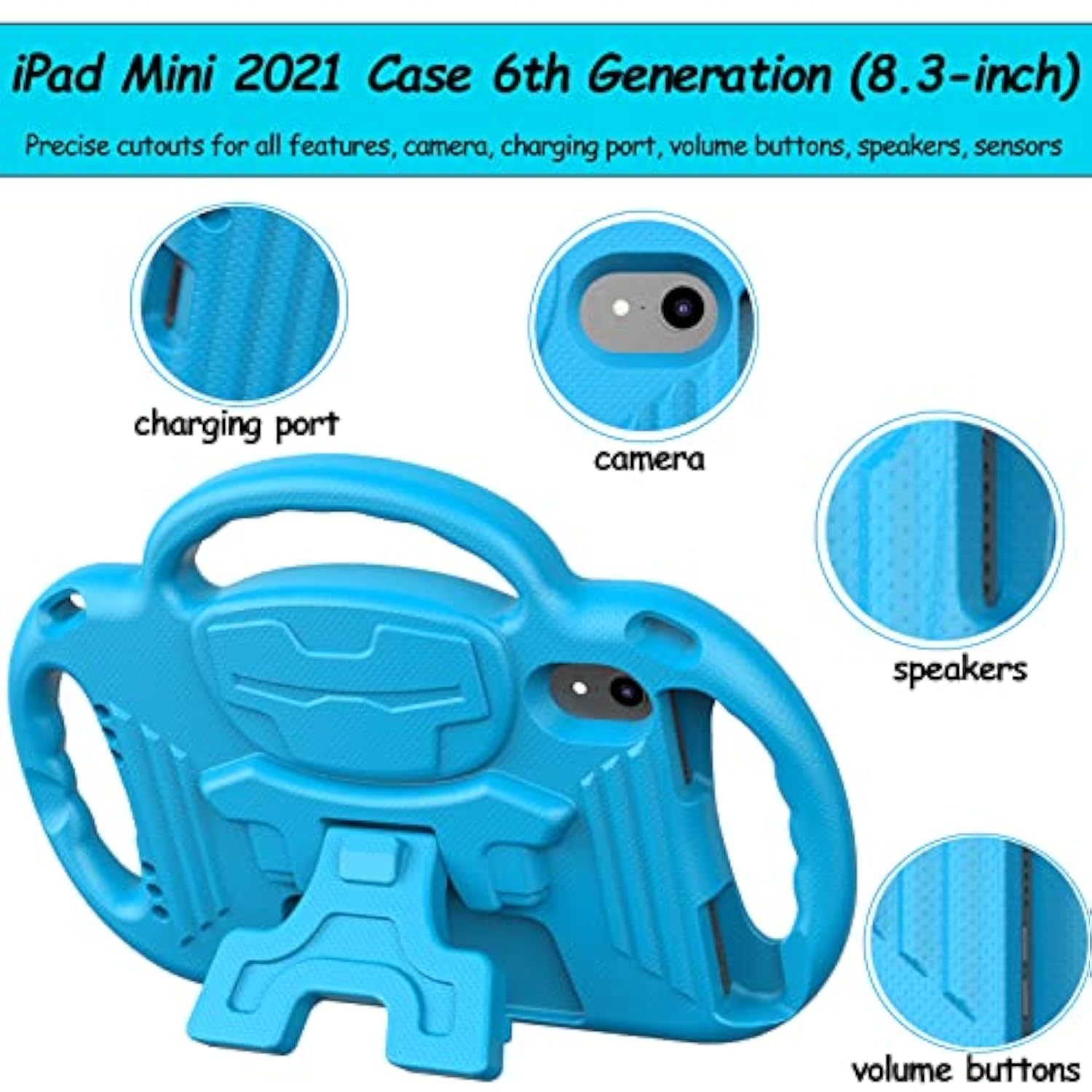 Kids Case For Ipad Mini 6 2021, Ipad Mini 6Th Generation Case, Ipad Mini 6 Cas