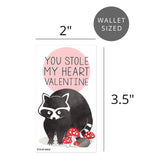 Mini Chipmunk, Owl, Raccoon, Hedgehog Woodland Animal Valentines (Wallet-Sized Cards With Tiny Envelopes) For Valentine'S Day (Set Of 24)