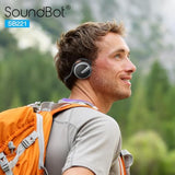 Soundbot SB221 HD Wireless Bluetooth 4.0 Sports-Active Headphones for 20Hrs Music Streaming & 25Hrs HandsFree Calling with Sweat Resistant Ergonomic Secure-Fit Design & Voice Command Support, Black