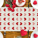 Valentines Day Table Runner Love Hearts I Love You Valentines Decorations 13 X 72 Inch Home Kitchen Dining Roonm Wedding Anniversary Holiday Table Decor