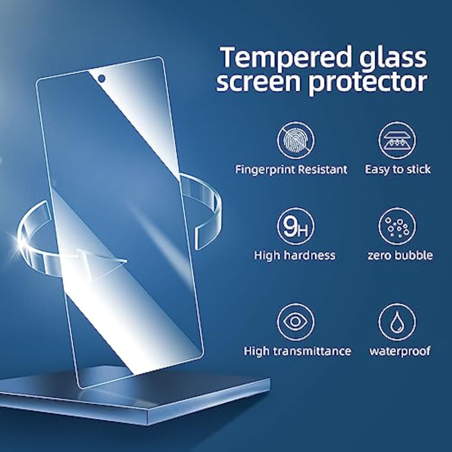 3-Pack Tempered Glass Screen Protector for Google Pixel 7A Bubble Free