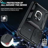 2-Pack Galaxy A16 5G Case with Screen & Camera Protectors Military-Grade Black