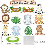 Jungle Safari Animal Party Decorations Welcome Jungle Party Door Signs Safari Theme Cutouts Banners For Wild One Birthday Party Baby Shower Supplies