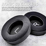 Aonic 50 Ear Pads - Replacement Ear Cushion Foam Compatible With Aonic 50 Headphones Soft I Comfortable Memory Foam (Cooling Gel Fabric)