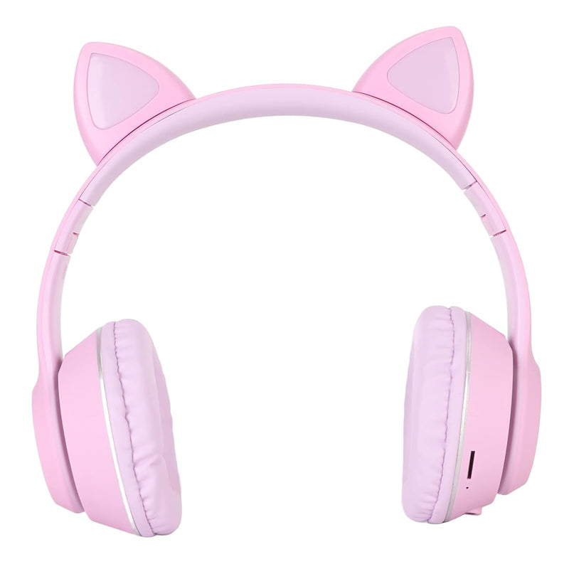 Cat Ear Bluetooth Headphones With Microphone, Cat Ear Headphones With Led Ligh