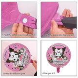 Kitty Birthday Party Supplies 12Pcs Kawaii Foil Balloons for Kids Party Decorations