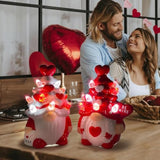 Valentines Day Decorations, Valentines Day Decor, 2Pcs Valentine Gnomes Decor, Valentine'S Day Decorations, Valentine Ceramic Tree Decoration For Home