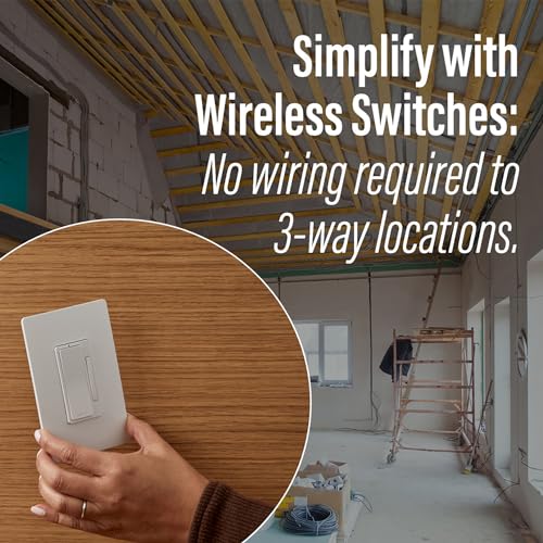 Radiant Wnrl23Wh Wireless Smart Switch With Netatmo, Compatible With Alexa, Google Assistant & Apple Homekit, White (1 Count)