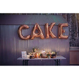34 Inch Rose Gold Balloons Foil Letters A To Z Numbers 0 To 9 Helium Balloons Bridal Baby Shower Wedding Birthday Party Prom Decoration (Letter C)