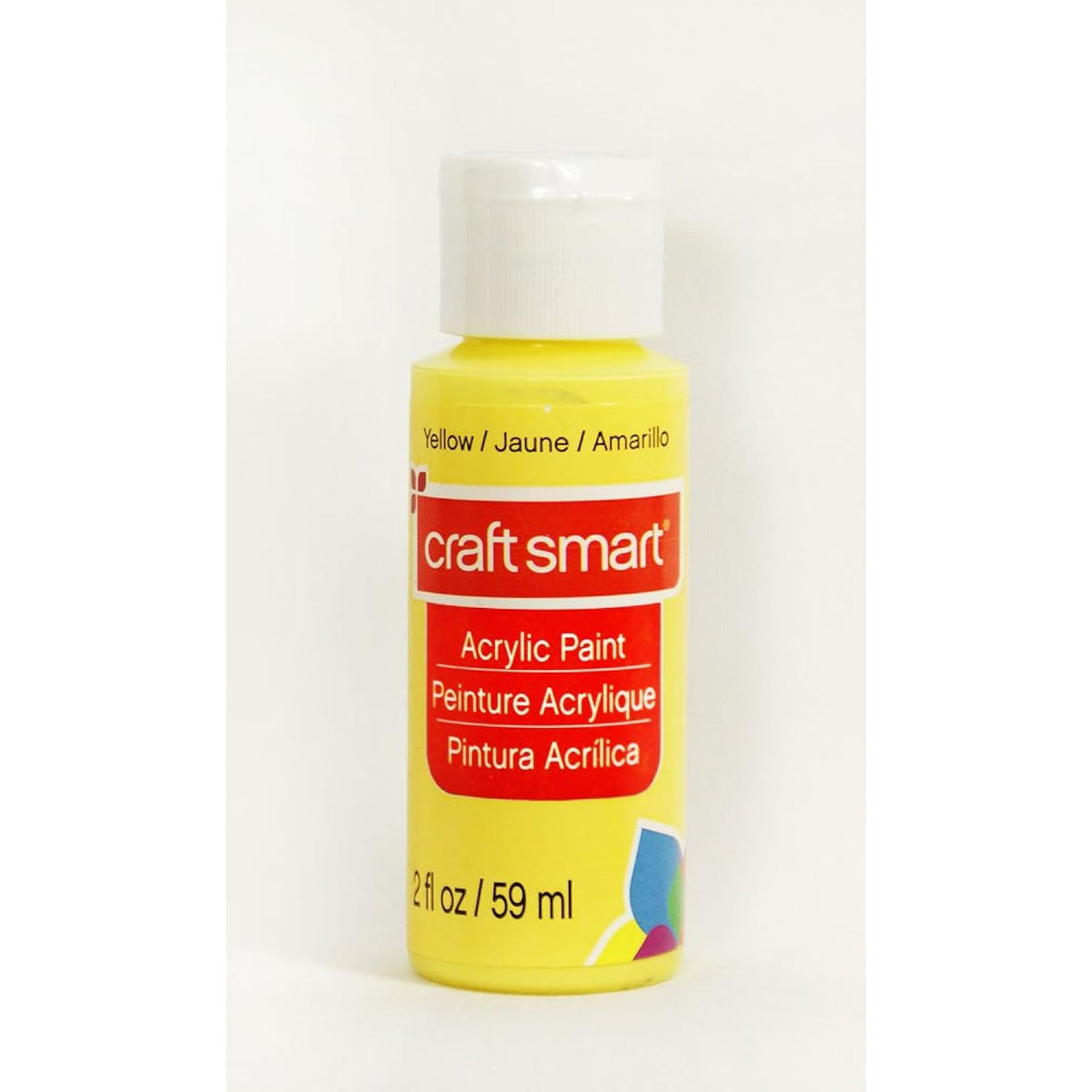 Craft Smart Acrylic Paint 2 Fl.Oz. 1 Bottle Yellow