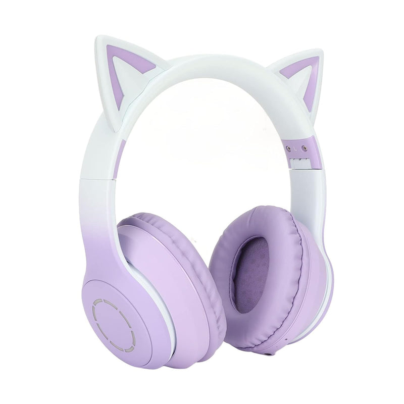 Bluetooth Headphones, Cat Ear Headphones With Micphone, 7 Led Light Up Wireles