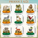 Safari Animal Centerpieces – Jungle Theme Baby Shower & Birthday Decor, Set of 9