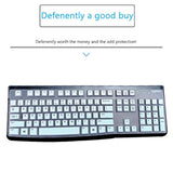 Keyboard Cover Skin Protector for Logitech MK120 K120 Wired Keyboard