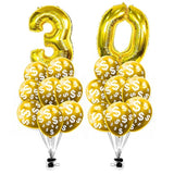 12 Inch Pack Of 20 Money Dollar Signs Currency Symbol Latex Balloons Decorations For Birthdays Baby Showers Casino Weddings Bachelorette Retirement Anniversary Graduations Party