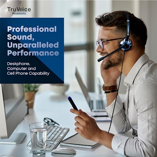 HD-500 Premium Single Ear Headset with Noise Canceling Microphone and 2.5mm Cable for Cisco SPA303, SPA502g, SPA504g, SPA508g, SPA509g, SPA514g,