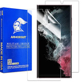 ArmorSuit [2 Pack] MilitaryShield Screen Protector Designed for Samsung Galaxy S22 Ultra 6.8" Case Friendly (2022 Release) Anti-Bubble HD Clear Film - Made in USA