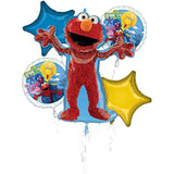 Elmo and Friends 5 Piece Balloon Bouquet