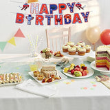 Ice Hockey Party Happy Birthday Banner-Hockey/Sports Games/Match Themed Party Decorations Supplies Hockey/Sport Birthday Party Decorations Supplies Favors Decor