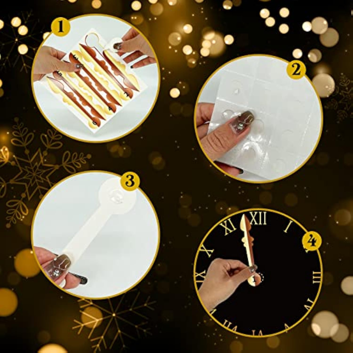 New Year 2026 Clock Game Party Activities Decorations Supplies