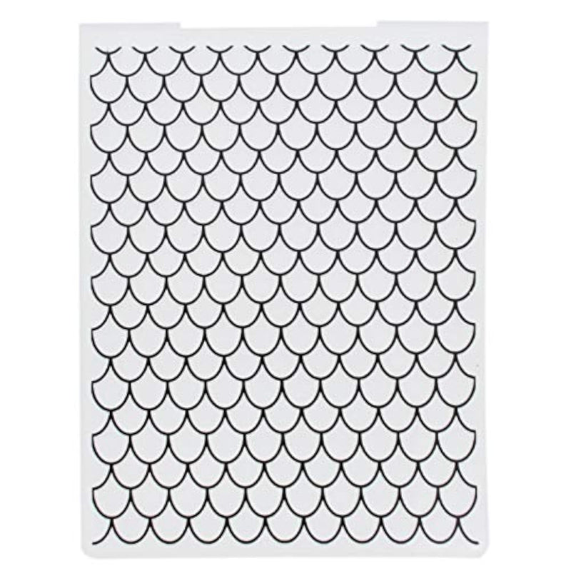 1Pc Water Wave Scales Embossing Folders For Card Making Scrapbooking A