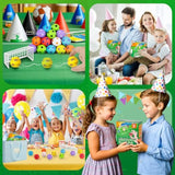 32Pcs Soccer Fidget Spinners With Goal Frame, Soccer Game Set For Kids Party Favors, Stress Relief Toys, For Birthday Classroom Prizes, Goodie Bag Stuffers