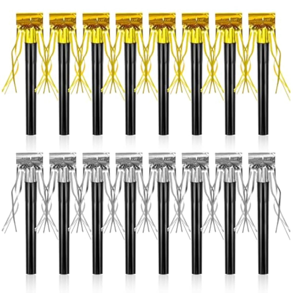 48 Pcs Gold & Silver New Year Noise Makers Party Blowers