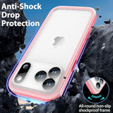 For Iphone 17 Pro Waterproof Case - Built In Screen Protector Rugged Dustproof/Full Body Shockproof/Military Dropproof/Heavy Duty, Sealed Protective Cover For Iphone 17 Pro 6.3 Inch Black