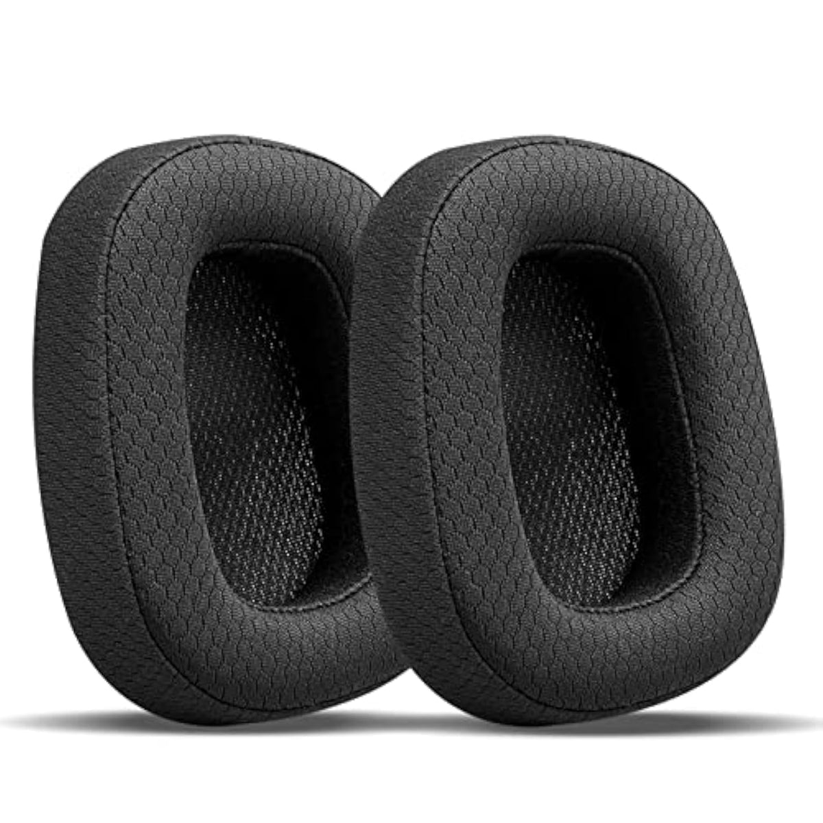 Replacement Ear Pads For Logitech G533 G633 G935, Gvoears Ear Cushions Compatible With Logitech G231, G433, G533, G633, G635, G933, G935 Headphones Premium Mesh Fabric Headset Ear Cups (Black)