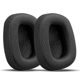 Replacement Ear Pads For Logitech G533 G633 G935, Gvoears Ear Cushions Compatible With Logitech G231, G433, G533, G633, G635, G933, G935 Headphones Premium Mesh Fabric Headset Ear Cups (Black)