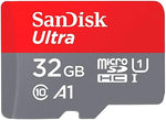 32GB Ultra microSDHC UHS-I Memory Card, 98MB/s, C10, U1, A1, Full HD, Adapter