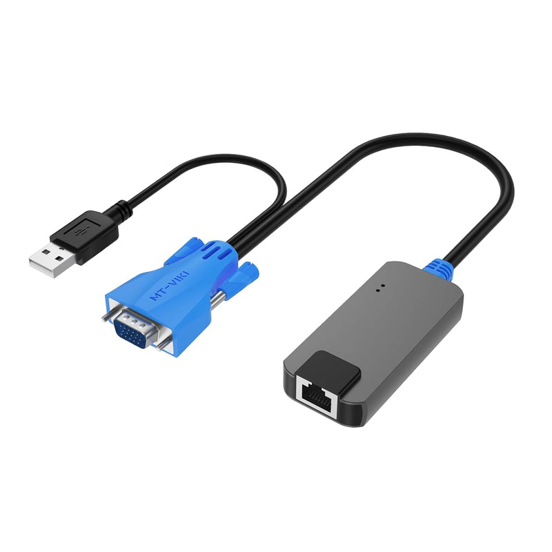 1 Pack Usb Vga To Rj45 Dongle, Work For Cat6 Kvm Switch (1708Ms-Ip) Extend Dis