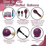 Black Pink Purple Balloons Double Stuffed Dark Plum Mauve Pink Pastel Lavender Lilac Balloon Garland Arch Kit For Wednesday Addams Birthday Baby Shower Wedding Goth Party Decorations