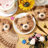 50 Pcs Bear Shaped Napkins We Can Bearly Wait Baby Shower Decorations Brown Bear Party Supplies Disposable Paper Napkins For Boys Girls Kids Birthday Baby Shower Party Decorations Favors